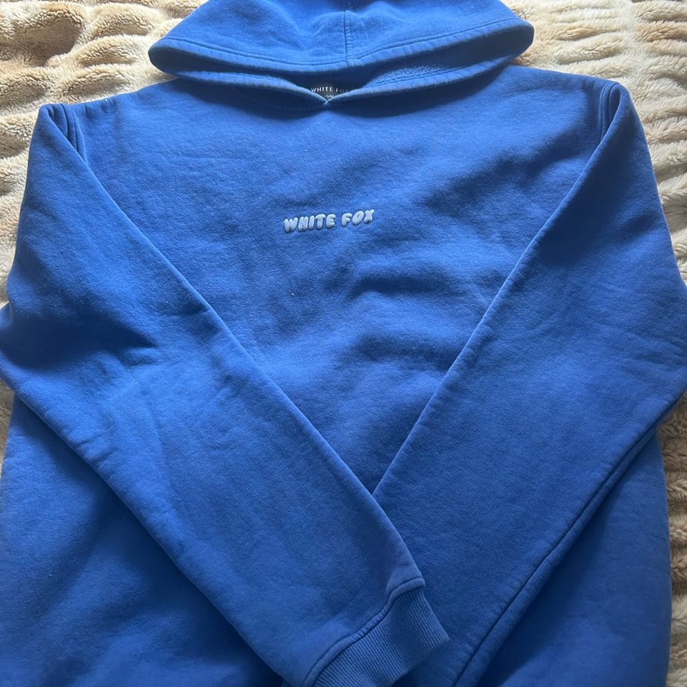 White Fox Boutique Blue Hoodie